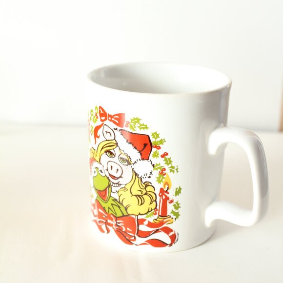 Muppets Christmas Mug Kiln Craft Miss Piggy & Kermit - Picture 3 of 4